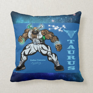 Almofada Travesseiro decorativo Zodiac Universe-Taurus