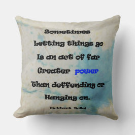 Almofada Travesseiro Deixe as Coisas Irem