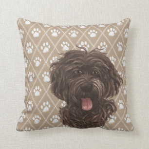 Almofada Travesseiro do cão de Labradoodle/amor de