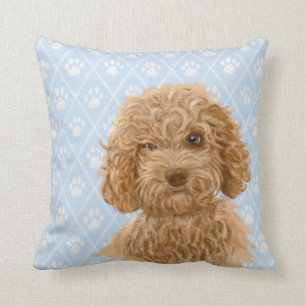 Almofada Travesseiro do cão de Labradoodle/amor de
