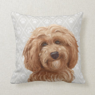 Almofada Travesseiro do cão de Labradoodle/amor de