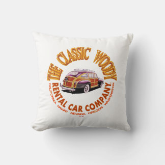 Almofada Travesseiro do Classic Woody Rental Car Co., versã