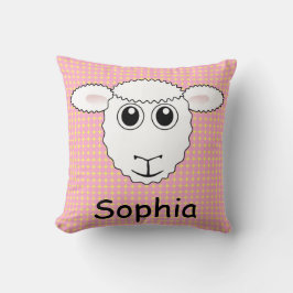Almofada Travesseiro do cordeiro dos carneiros dos miúdos