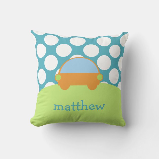 Almofada Travesseiro do Doodle dois do carro (Frente)