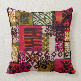 Almofada travesseiro do estilo Barkcloth Havaiano dos anos