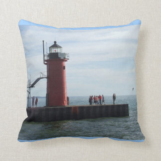 Almofada Travesseiro do farol de Southaven Michigan