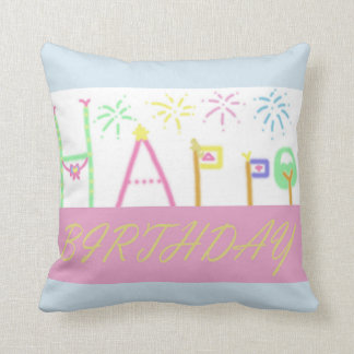 Almofada Travesseiro do feliz aniversario