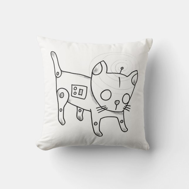 Almofada travesseiro do gato (Frente)