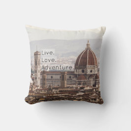 Almofada Travesseiro do Live Love Adventure Florence