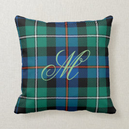 Almofada Travesseiro do Mackenzie Tartan Monogram