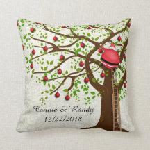 Travesseiro do Natal do casamento do Natal