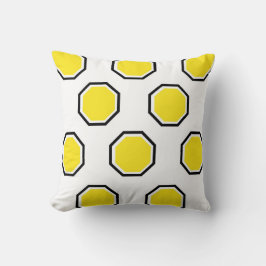 Almofada Travesseiro do Octagon no amarelo e no preto
