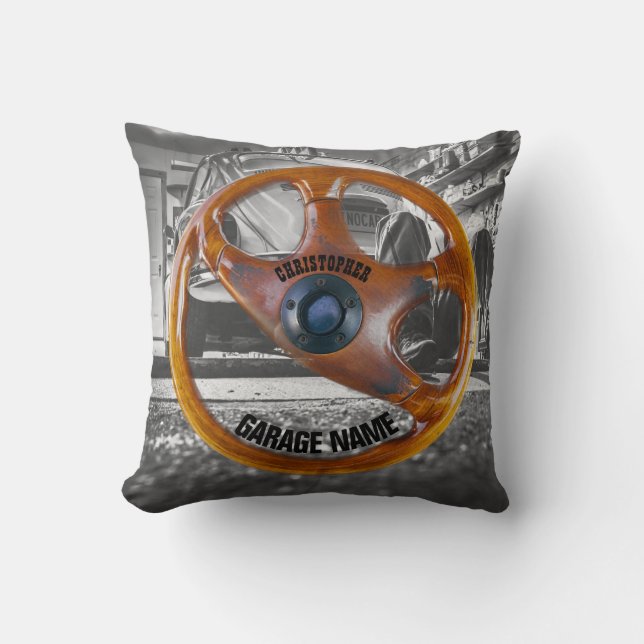 Almofada Travesseiro do proprietário da garagem do volante (Frente)
