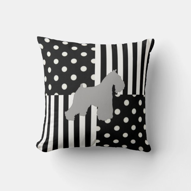 Almofada Travesseiro do Schnauzer (Frente)