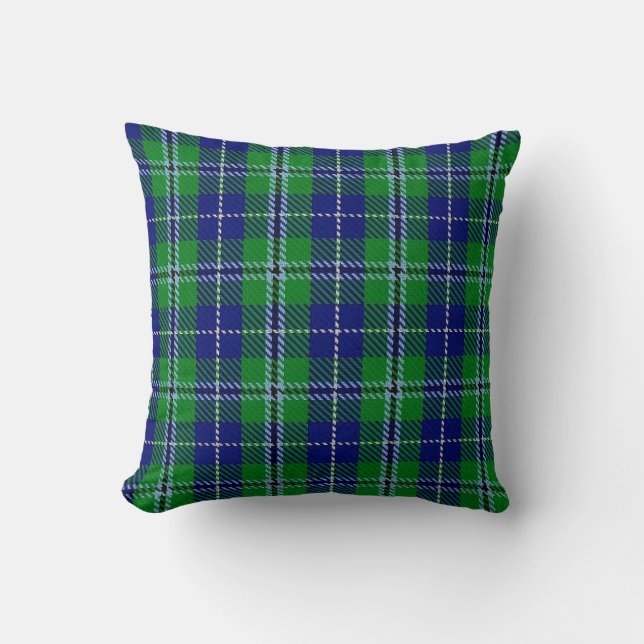 Almofada Travesseiro do Tartan de Douglas (Frente)