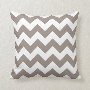 Almofada Travesseiro do ziguezague com Chevron Khaki