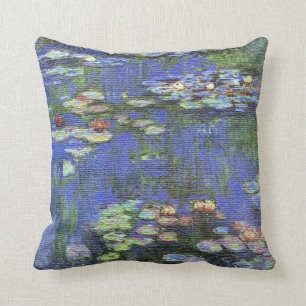 Almofada Travesseiro dos lírios de água de Monet