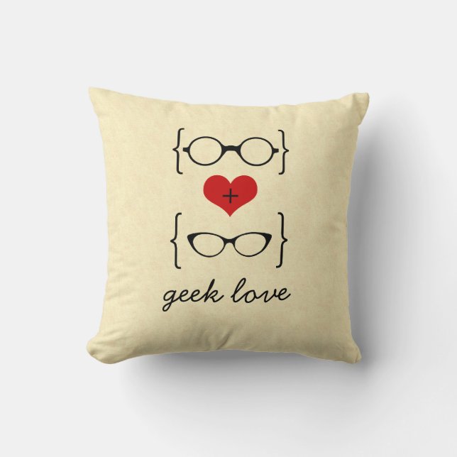 Almofada Travesseiro dos Óculos Geeky (Frente)