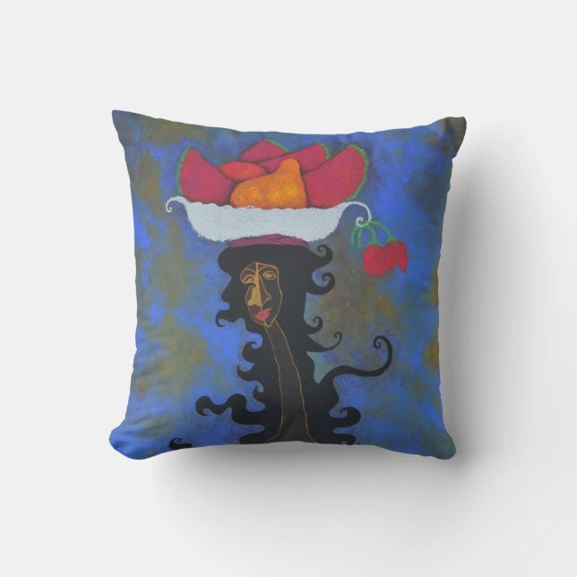 Almofada Travesseiro dos rosas de Palenquera y (Frente)