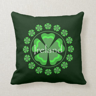 Almofada Travesseiro dos trevos de Ireland