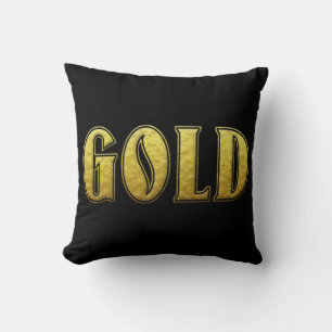 Almofada Travesseiro Dourado