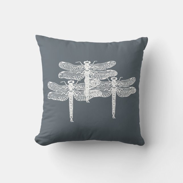 Almofada Travesseiro Dragonfly Grays (Frente)