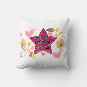 Almofada Travesseiro e poufs sem tempo para pessoas tônicas