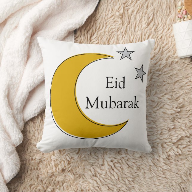 Almofada Travesseiro Eid Mubarak Totalmente Personalizável (Cobertor)