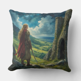 Almofada Travesseiro Elf Irlanda Antiga Sob o Céu