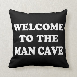 Almofada Travesseiro engraçado da caverna do homem