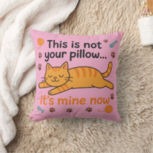 Almofada Travesseiro Engraçado de Gato