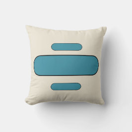 Almofada Travesseiro esquadrado azul elegante - N minimalis