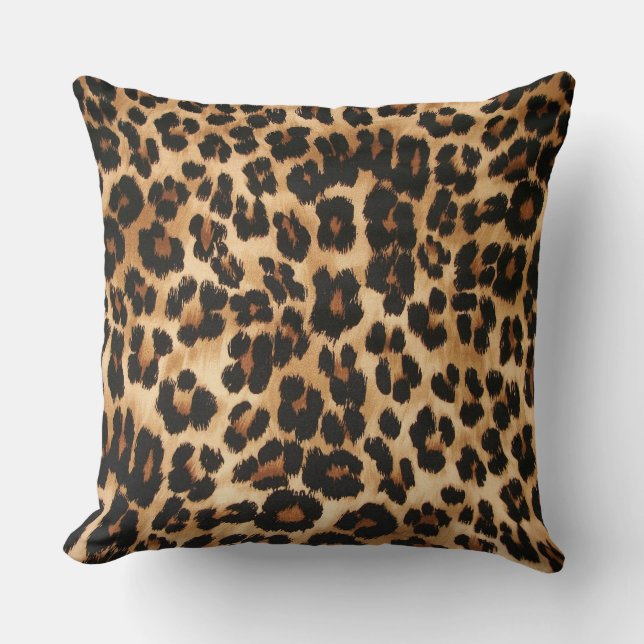 Almofada Travesseiro Estampa Leopardo (Frente)