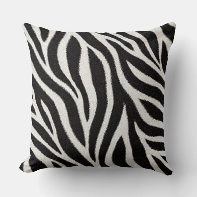 Almofada Travesseiro Estampado com Listras de Zebra | Anima (Frente)