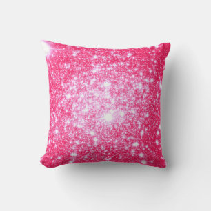 Almofada Travesseiro Estrelas Rosa Brilhante