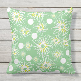 Almofada Travesseiro exterior da plataforma da margarida