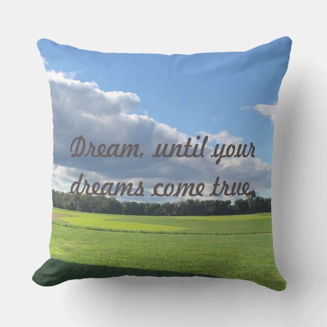 Almofada Travesseiro exterior do paraíso (Frente)