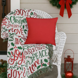 Almofada Travesseiro externo de cor sólida vermelha