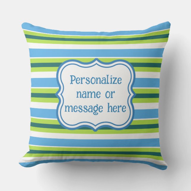 Almofada Travesseiro Externo Personalizado de Greve de Verã (Frente)