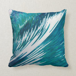 Almofada Travesseiro fabuloso da decoração da onda; Muitos