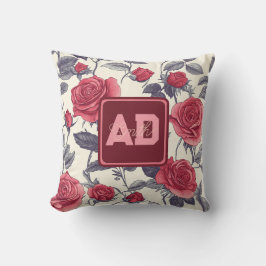 Almofada Travesseiro Família Rosa Encantadora Chic