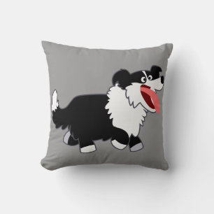 Almofada Travesseiro feliz bonito de border collie dos