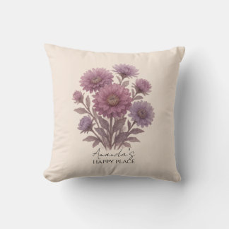 Almofada Travesseiro Floral Aster, Personalizado