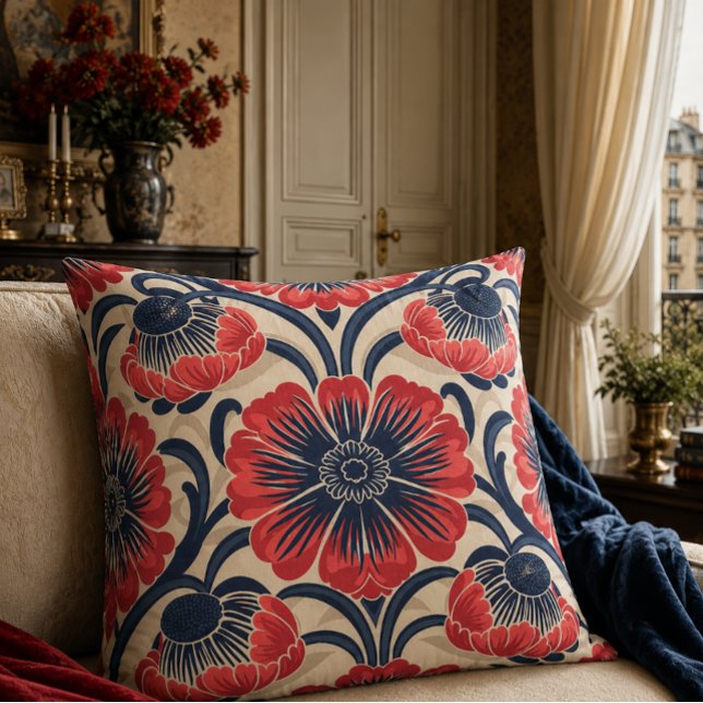 Almofada Travesseiro Floral Belle Époque (Criador carregado)