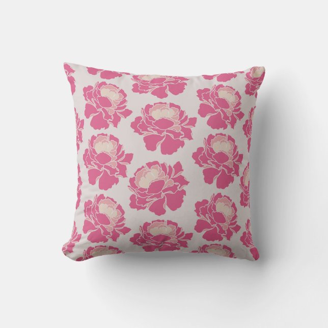 Almofada Travesseiro Floral - Belo Design Flor para Cozy H (Frente)