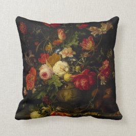 Almofada Travesseiro floral da arte elegante do vintage
