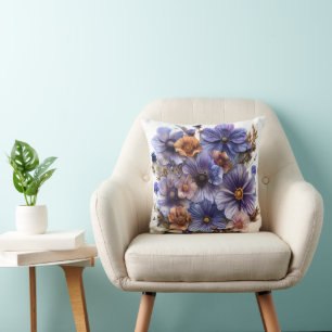 Almofada "Travesseiro Floral de Felicidade - Traga Primaver