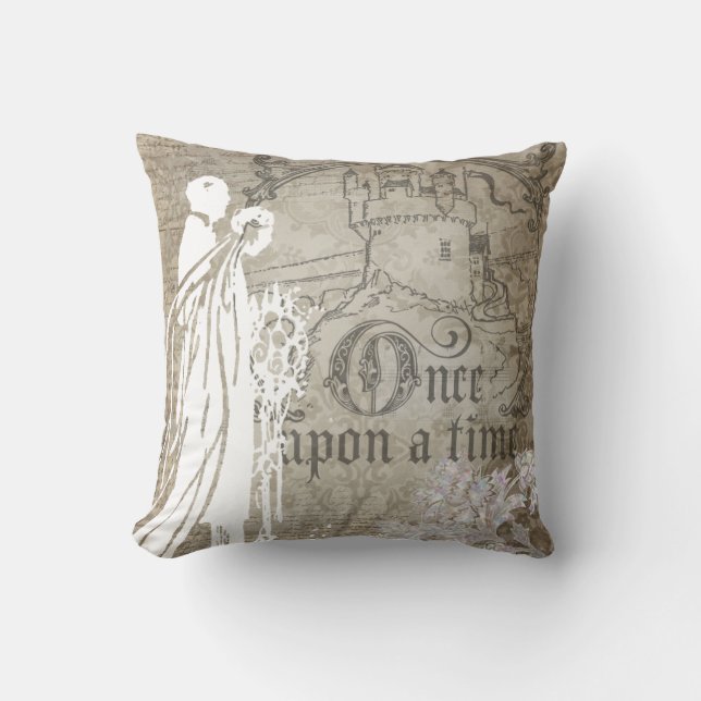 Almofada Travesseiro floral de Tan uma vez (Frente)