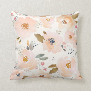 Almofada Travesseiro floral do bebê Peachy da flor de Indy