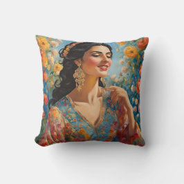 Almofada Travesseiro Floral Elegance Square - Decor Residen